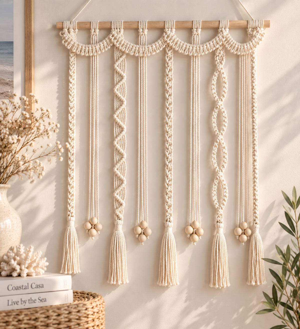 Boho Photo Display Clip Wall Hanging