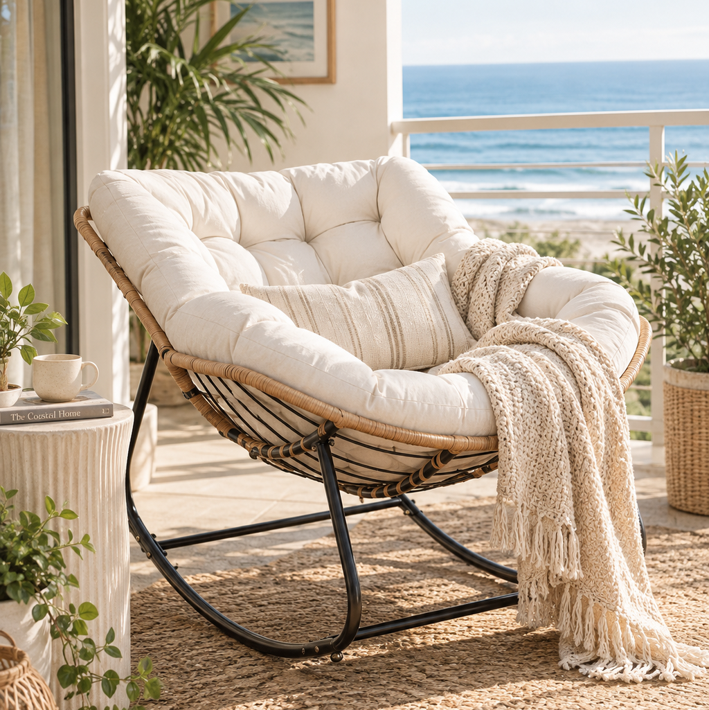 Papasan Rocking Chair
