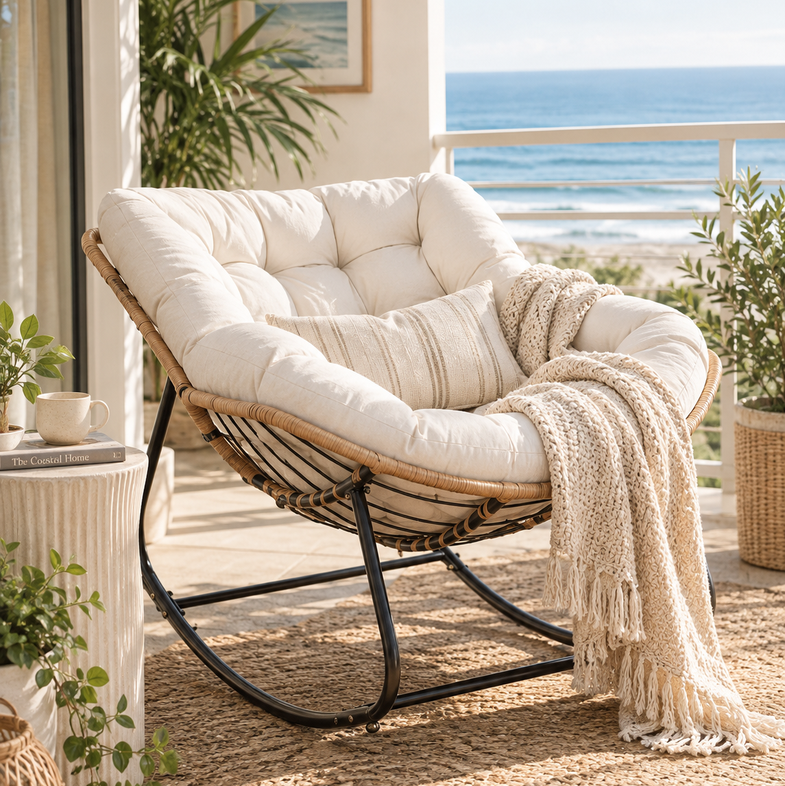 Papasan Rocking Chair
