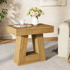 Coastal Casa 2-Tier Wooden Side Table