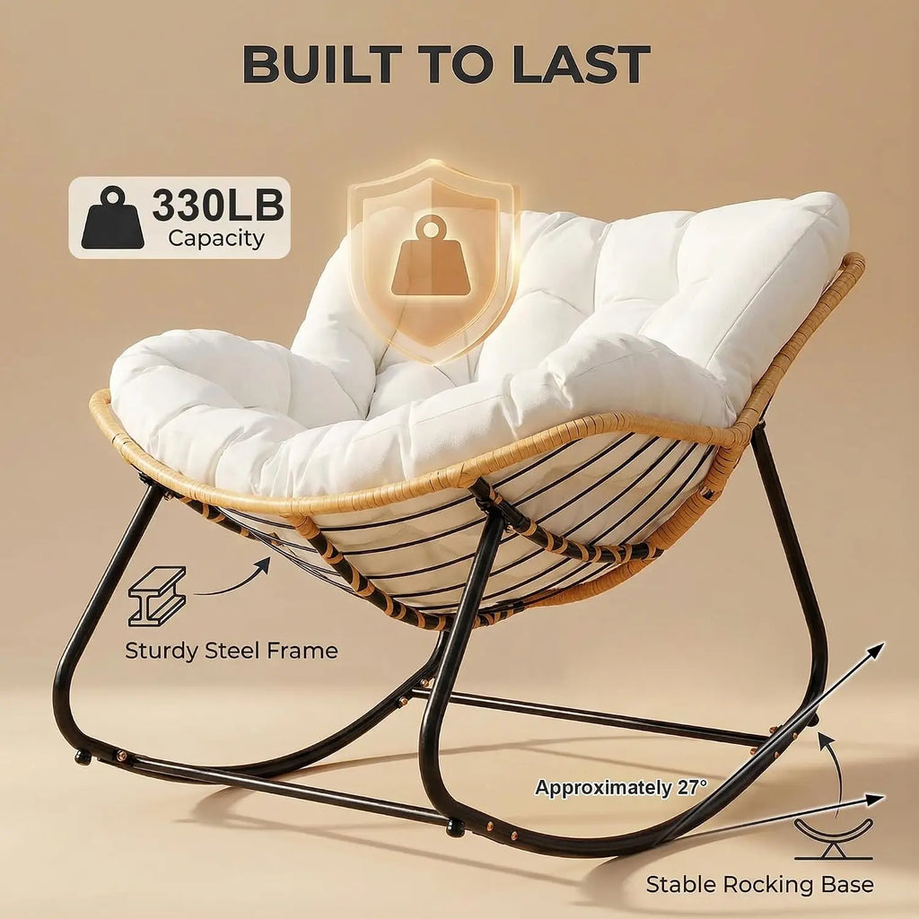 Papasan Rocking Chair