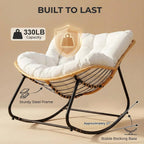 Papasan Rocking Chair
