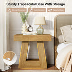 Coastal Casa 2-Tier Wooden Side Table