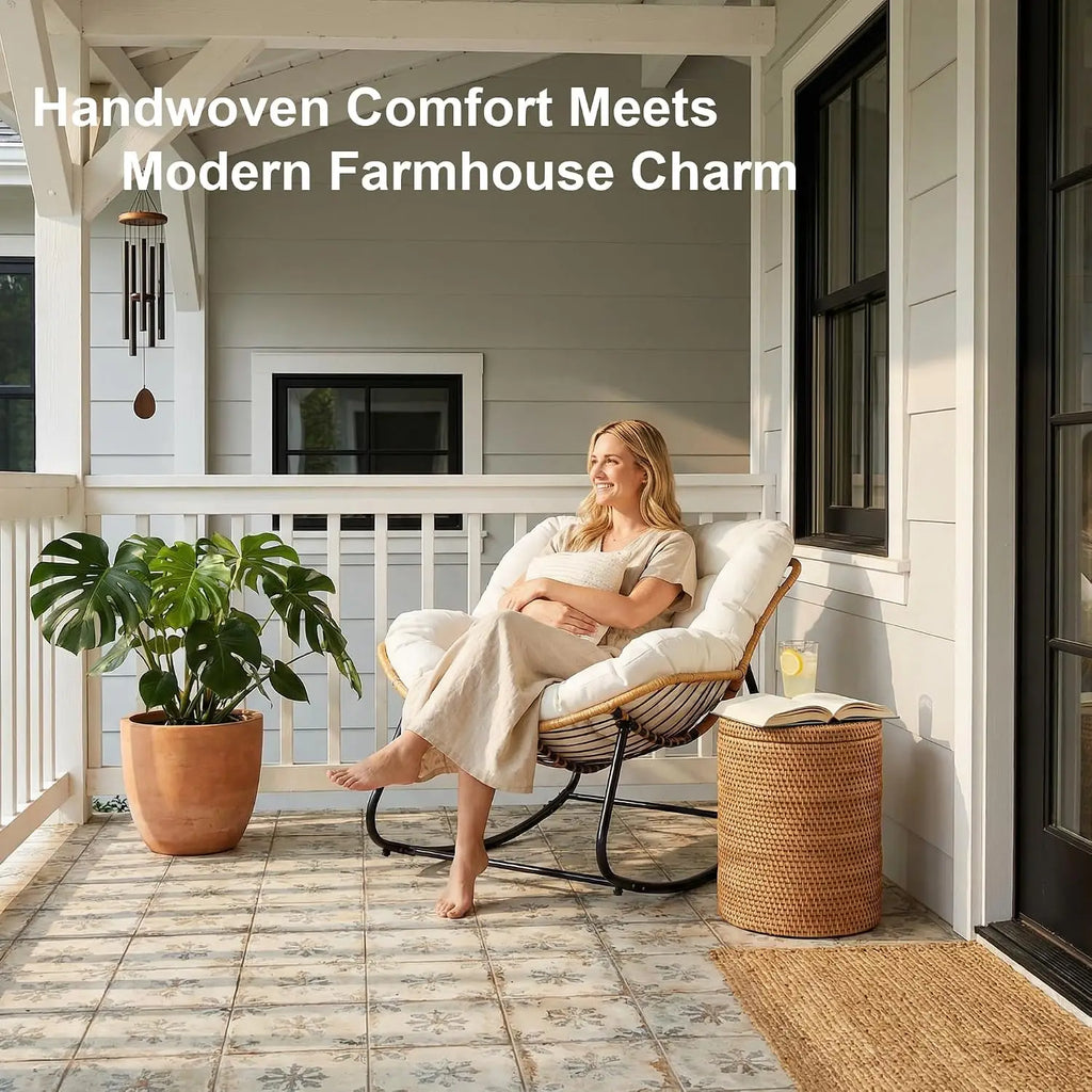 Papasan Rocking Chair